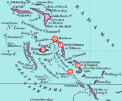 Bahamas in 1704